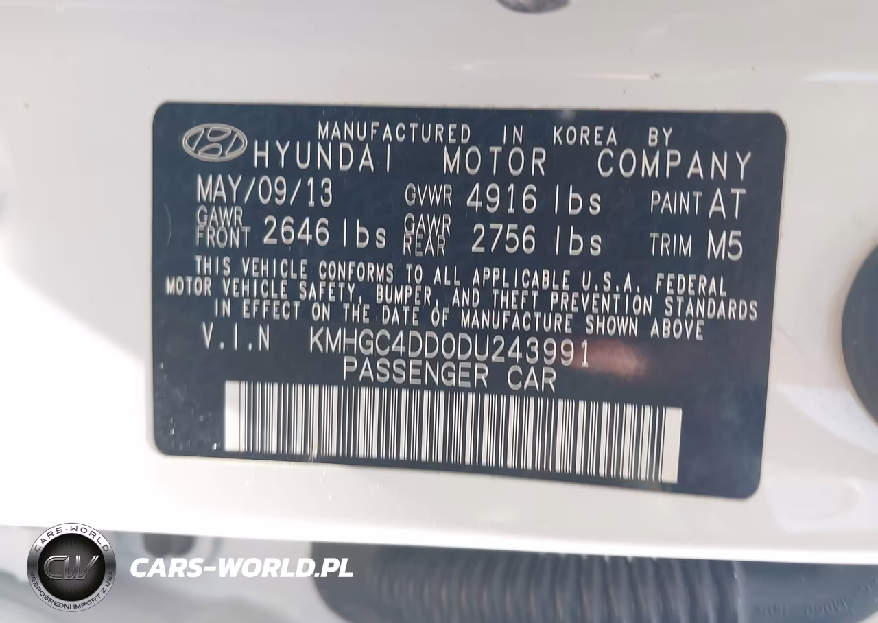 2013 Hyundai Genesis 3.8 VIN:KMHGC4DD0DU243991 - 9