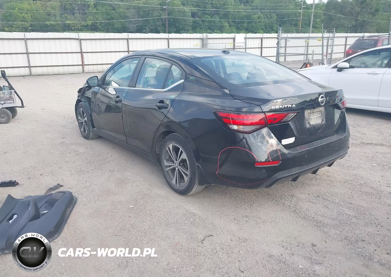 2021 Nissan Sentra Sv Xtronic Cvt VIN:3N1AB8CV4MY329478 - 3