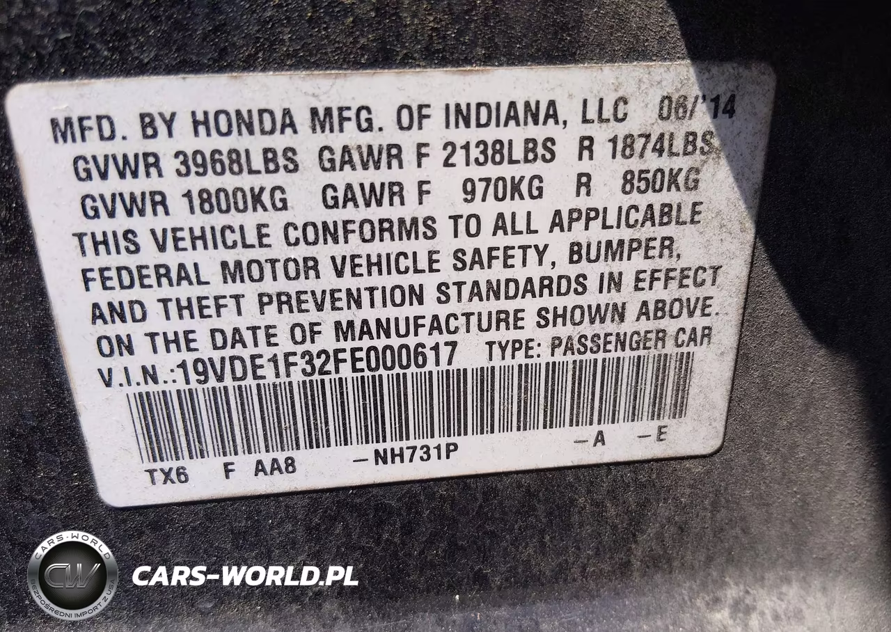 2015 Acura Ilx 2.0L VIN:19VDE1F32FE000617 - 9