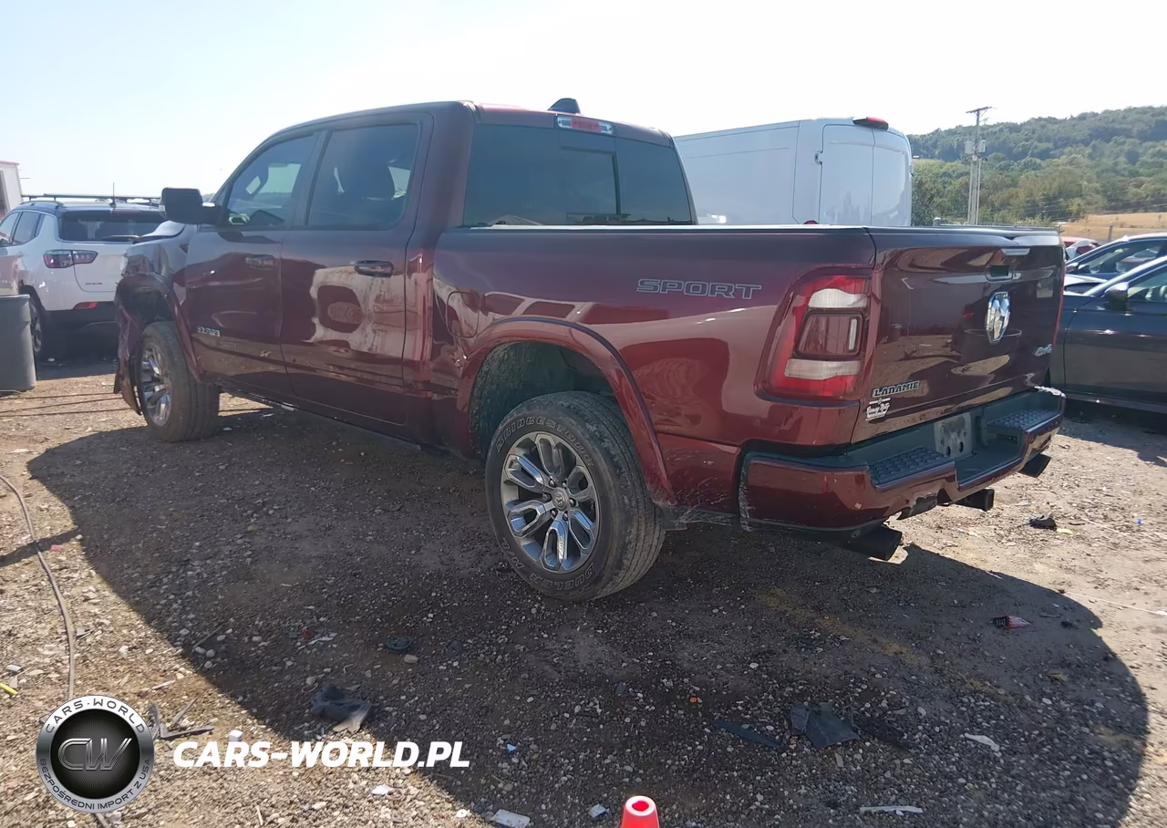 2021 Ram 1500 Laramie 4X4 5'7 Box VIN:1C6SRFJT1MN679061 - 3