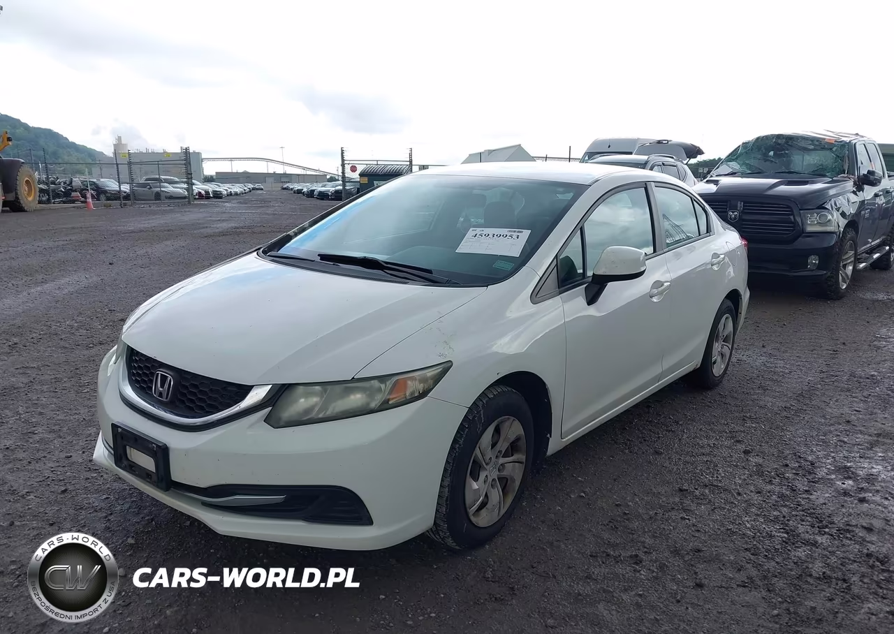 2013 Honda Civic Lx VIN:19XFB2F57DE066285 - 2