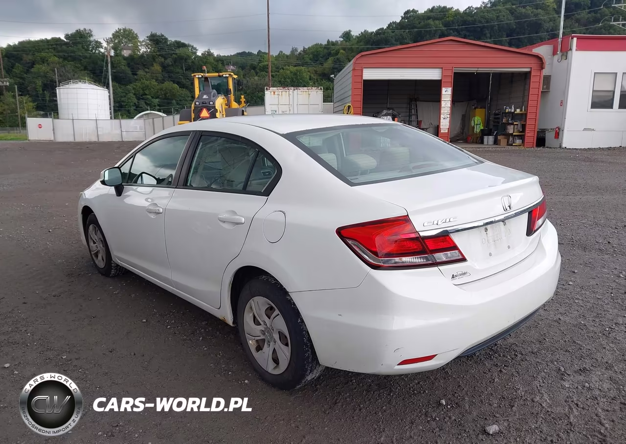 2013 Honda Civic Lx VIN:19XFB2F57DE066285 - 3
