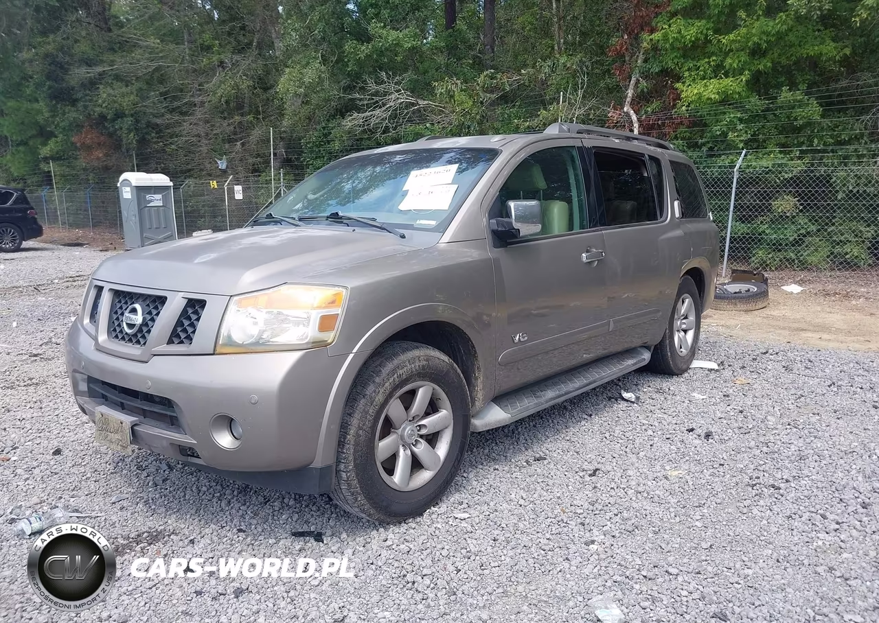 2008 Nissan Armada Se VIN:5N1BA08D98N628288 - 2