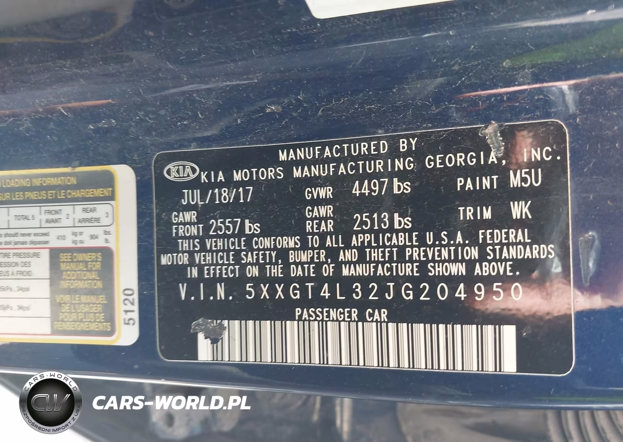 2018 Kia Optima Lx VIN:5XXGT4L32JG204950 - 9