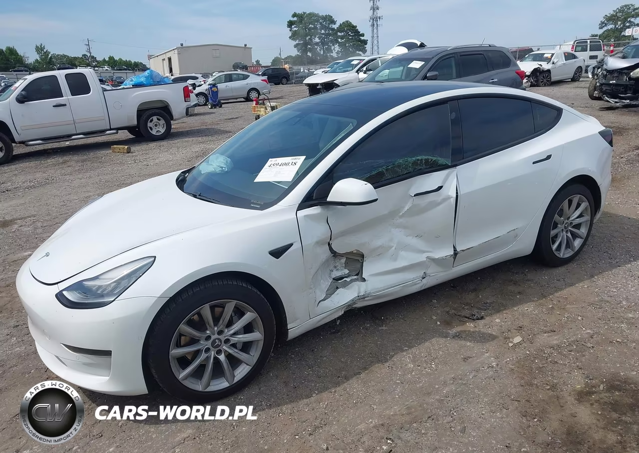 2021 Tesla Model 3 Standard Range Plus Rear-Wheel Drive VIN:5YJ3E1EA8MF851914 - 2