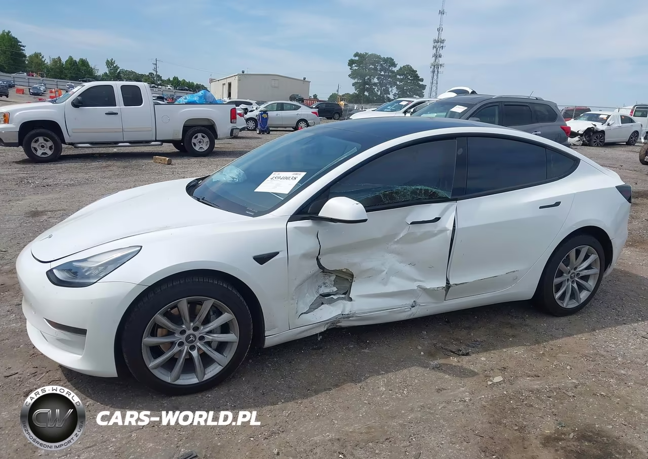 2021 Tesla Model 3 Standard Range Plus Rear-Wheel Drive VIN:5YJ3E1EA8MF851914 - 6