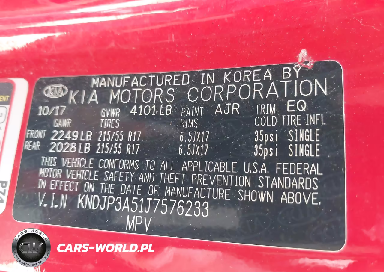 2018 Kia Soul + VIN:KNDJP3A51J7576233 - 9