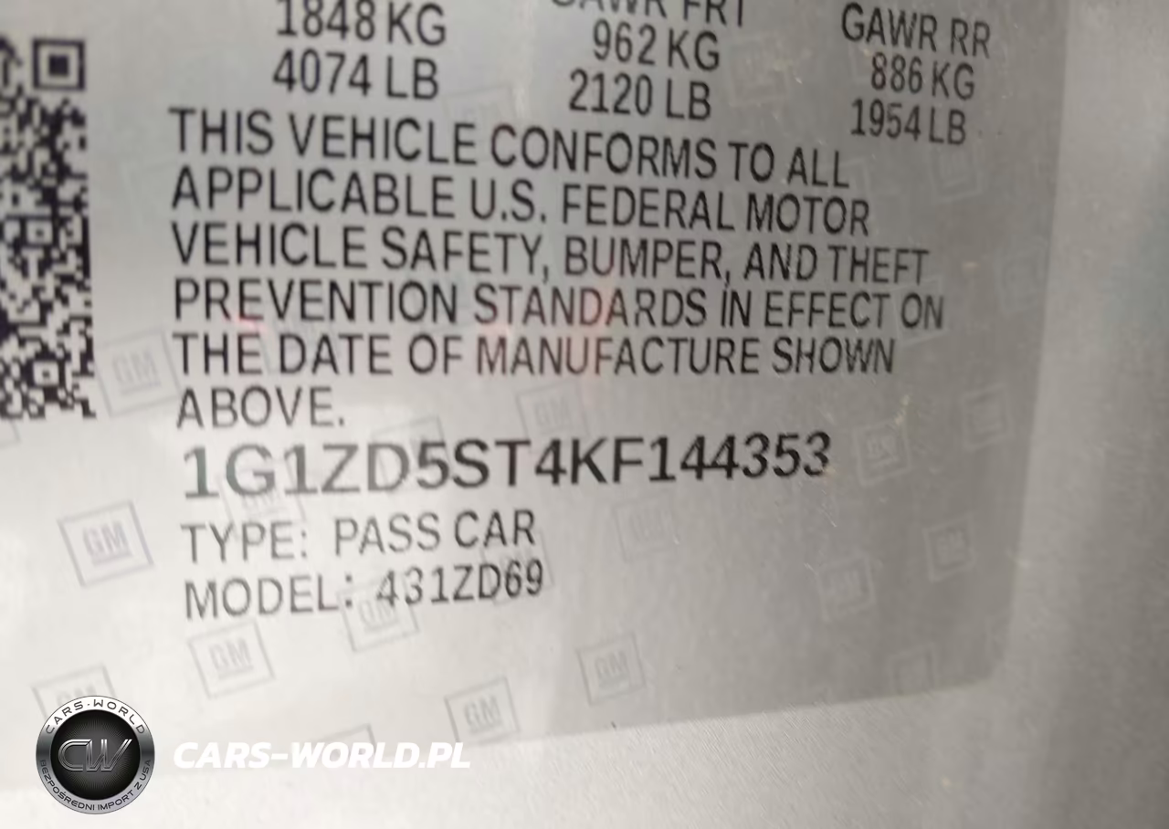 2019 Chevrolet Malibu Lt VIN:1G1ZD5ST4KF144353 - 9