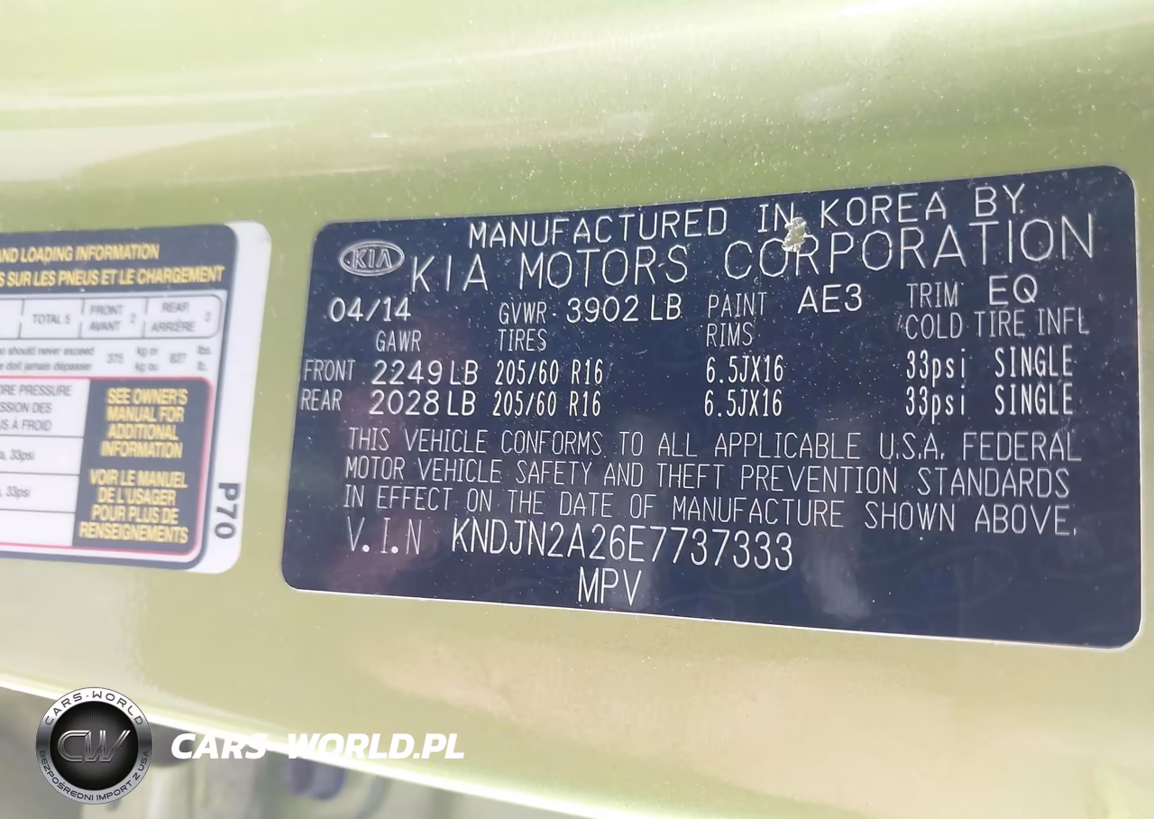 2014 Kia Soul VIN:KNDJN2A26E7737333 - 9