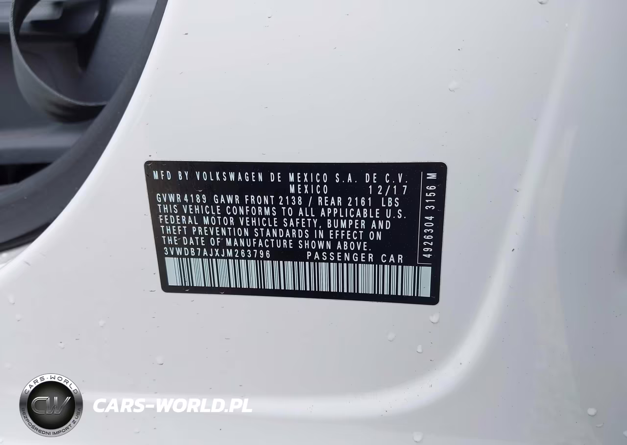 2018 Volkswagen Jetta 1.4T Se-1.4T Wolfsburg Edition VIN:3VWDB7AJXJM263796 - 9