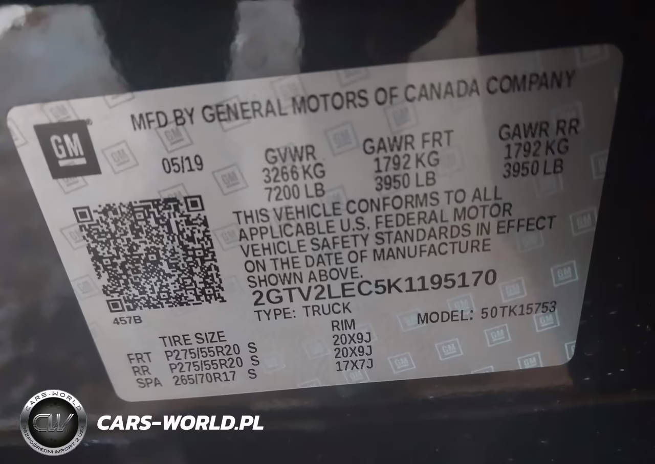 2019 GMC Sierra 1500 Limited VIN:2GTV2LEC5K1195170 - 9