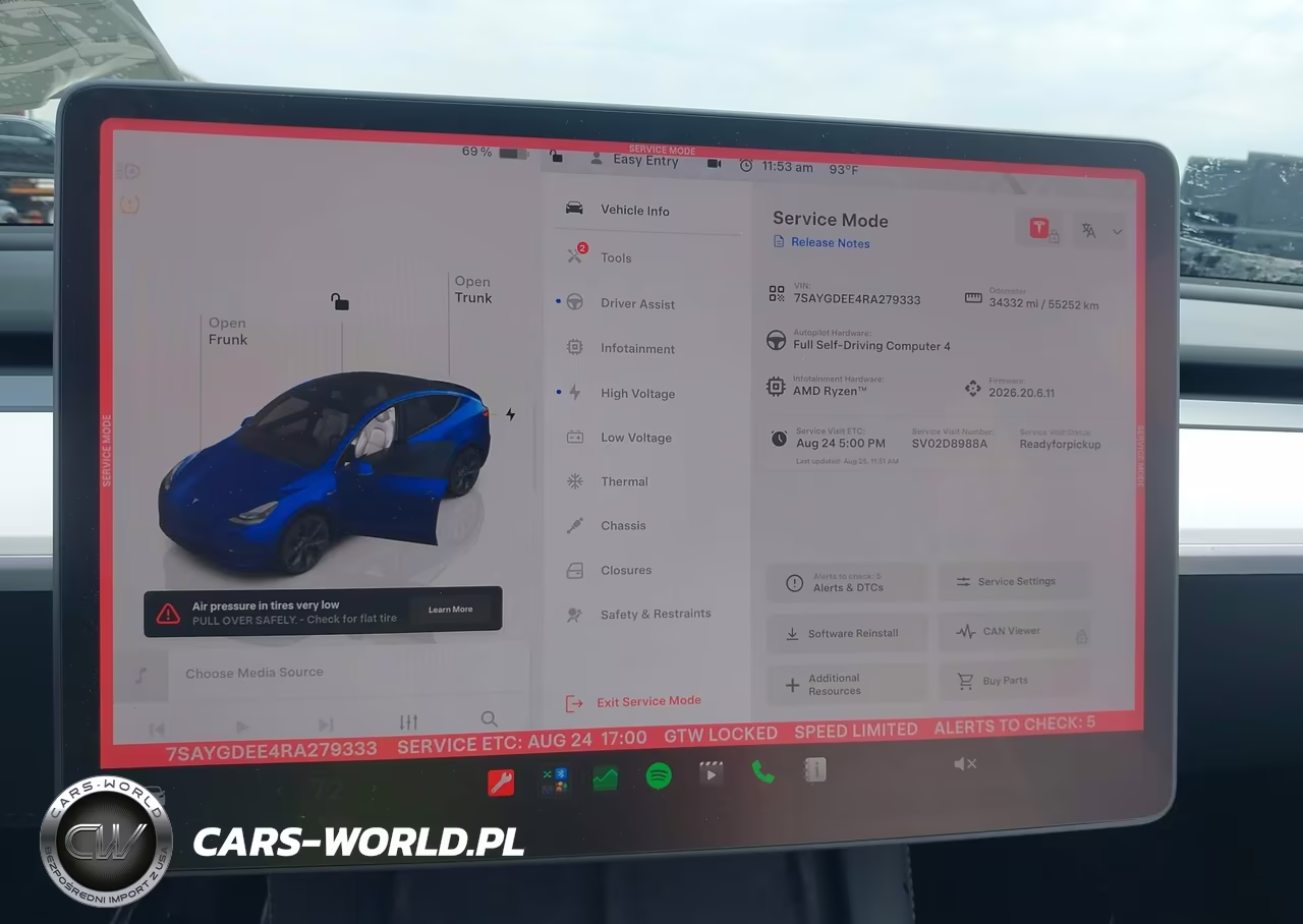 2024 Tesla Model Y Long Range Dual Motor All-Wheel Drive VIN:7SAYGDEE4RA279333 - 17