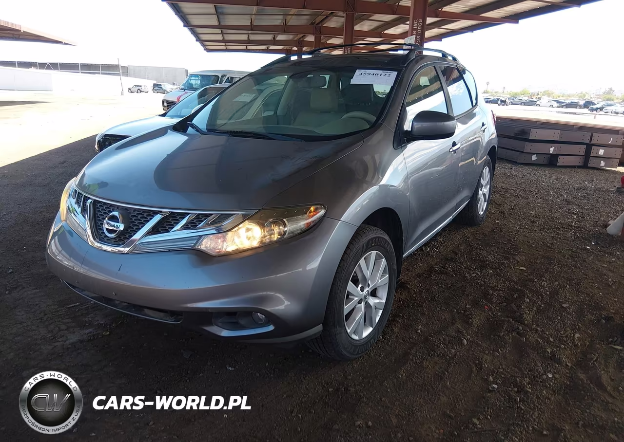 2013 Nissan Murano Sl VIN:JN8AZ1MW8DW306000 - 2