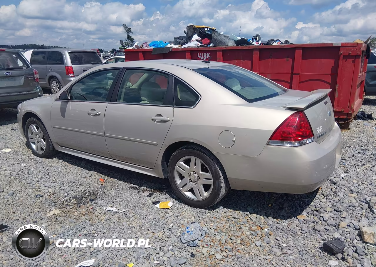2012 Chevrolet Impala Lt VIN:2G1WG5E34C1274535 - 3