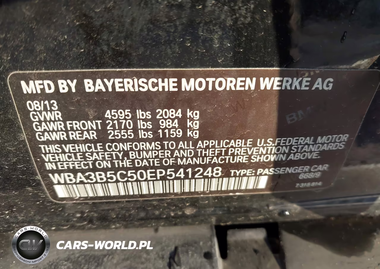 2014 BMW 328 Xi Sulev VIN:WBA3B5C50EP541248 - 9