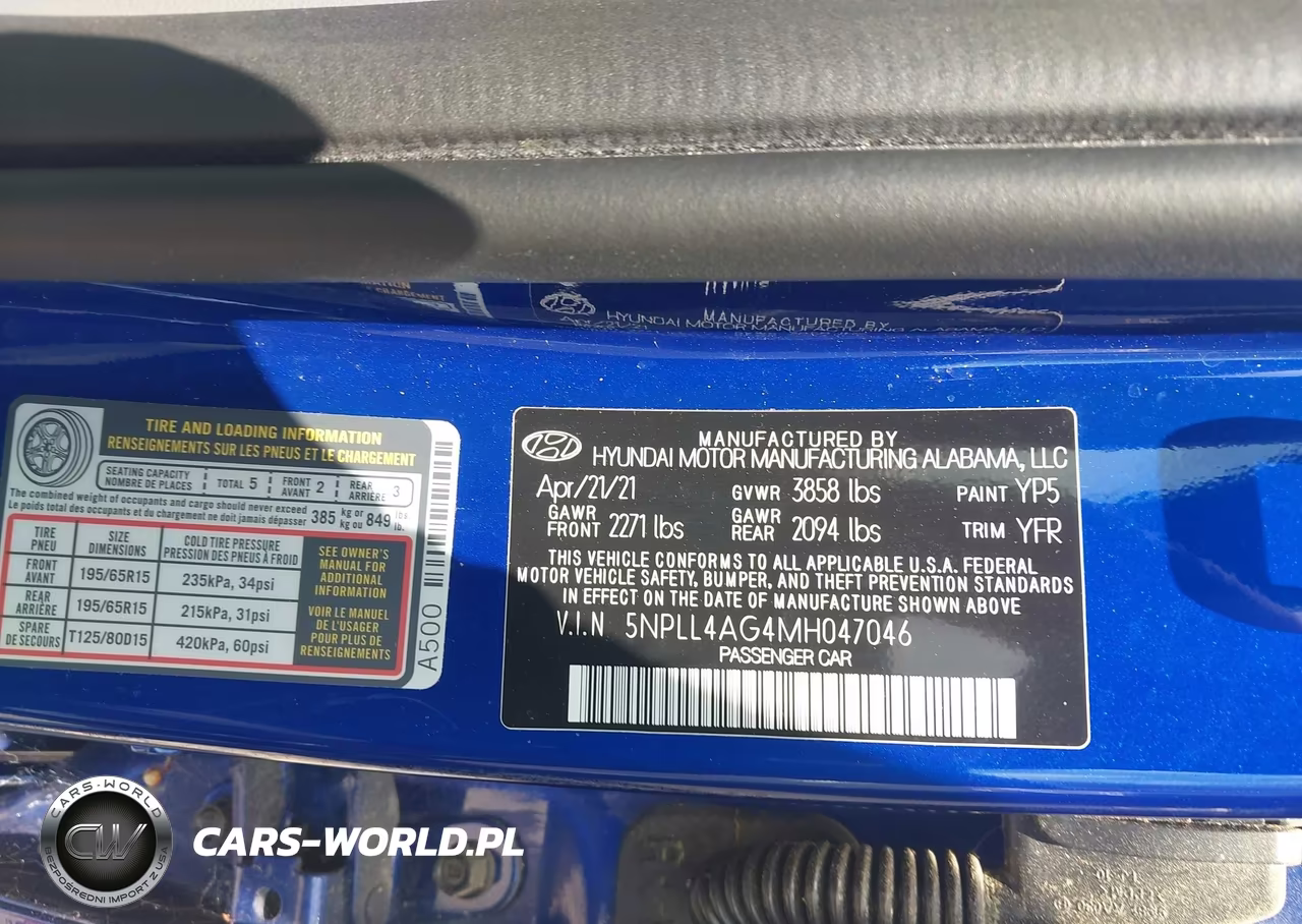 2021 Hyundai Elantra Se VIN:5NPLL4AG4MH047046 - 9