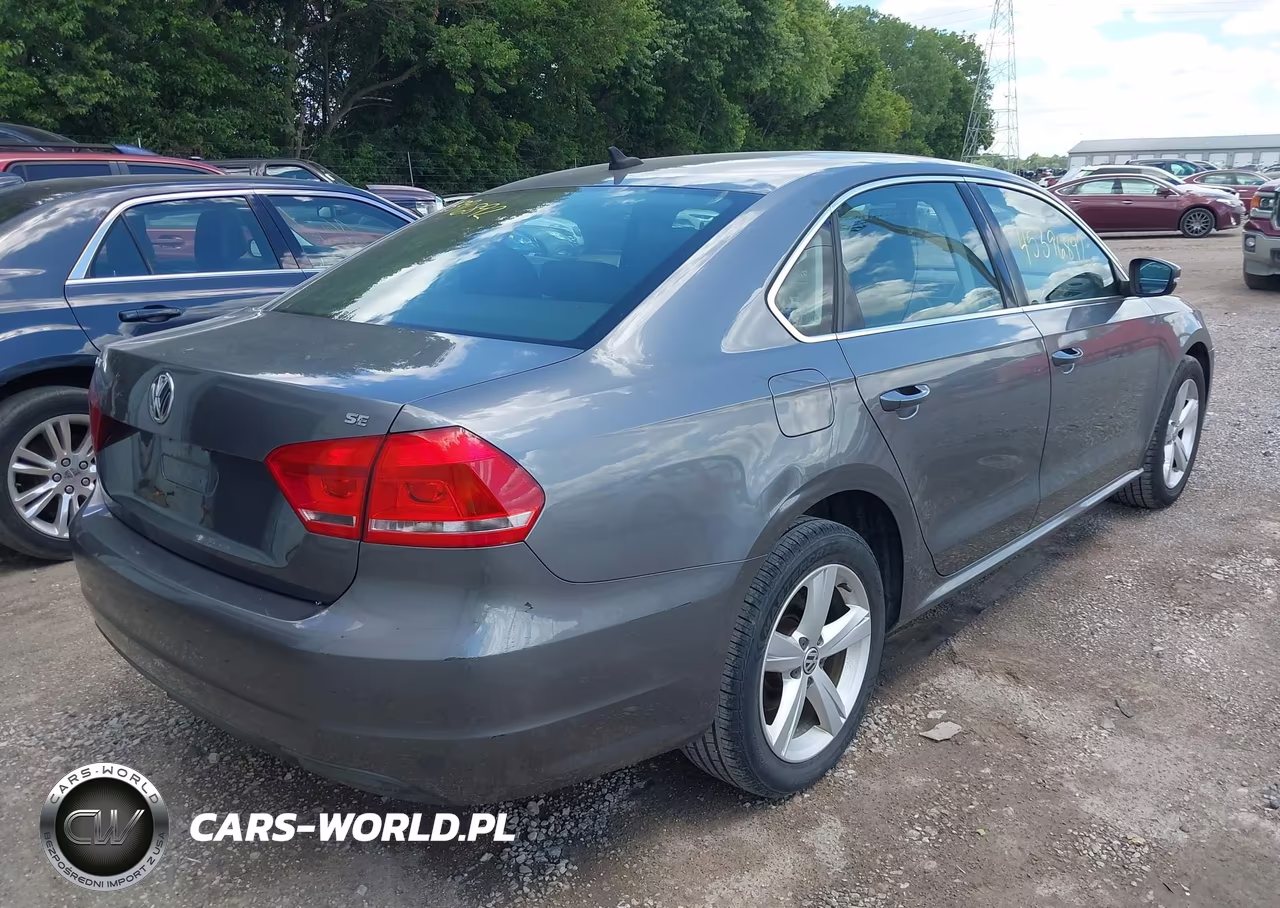 2013 Volkswagen Passat 2.5L Se VIN:1VWBH7A31DC001887 - 12