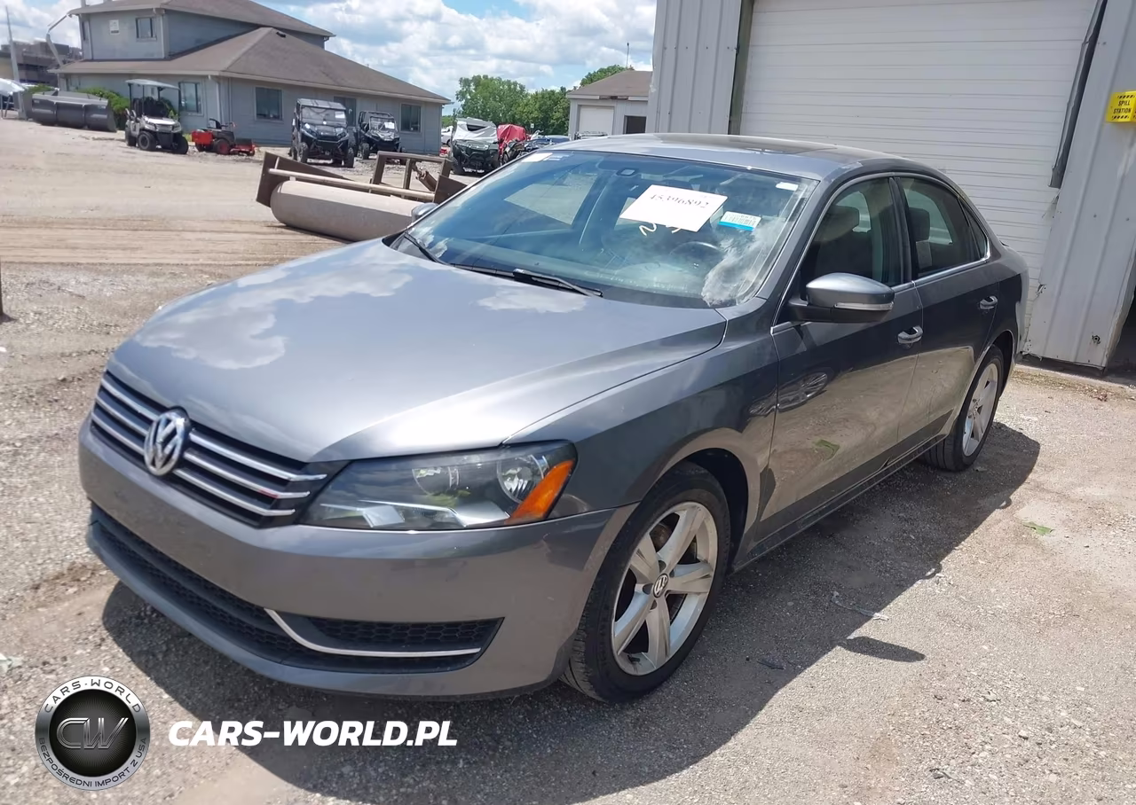 2013 Volkswagen Passat 2.5L Se VIN:1VWBH7A31DC001887 - 2