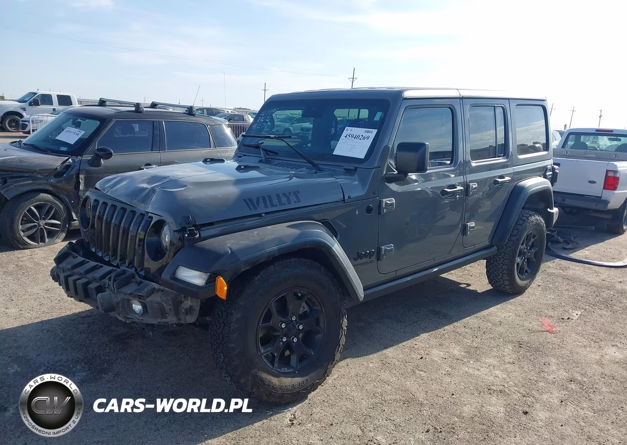 2021 Jeep Wrangler Unlimited Willys 4X4 VIN:1C4HJXDM7MW524965 - 2