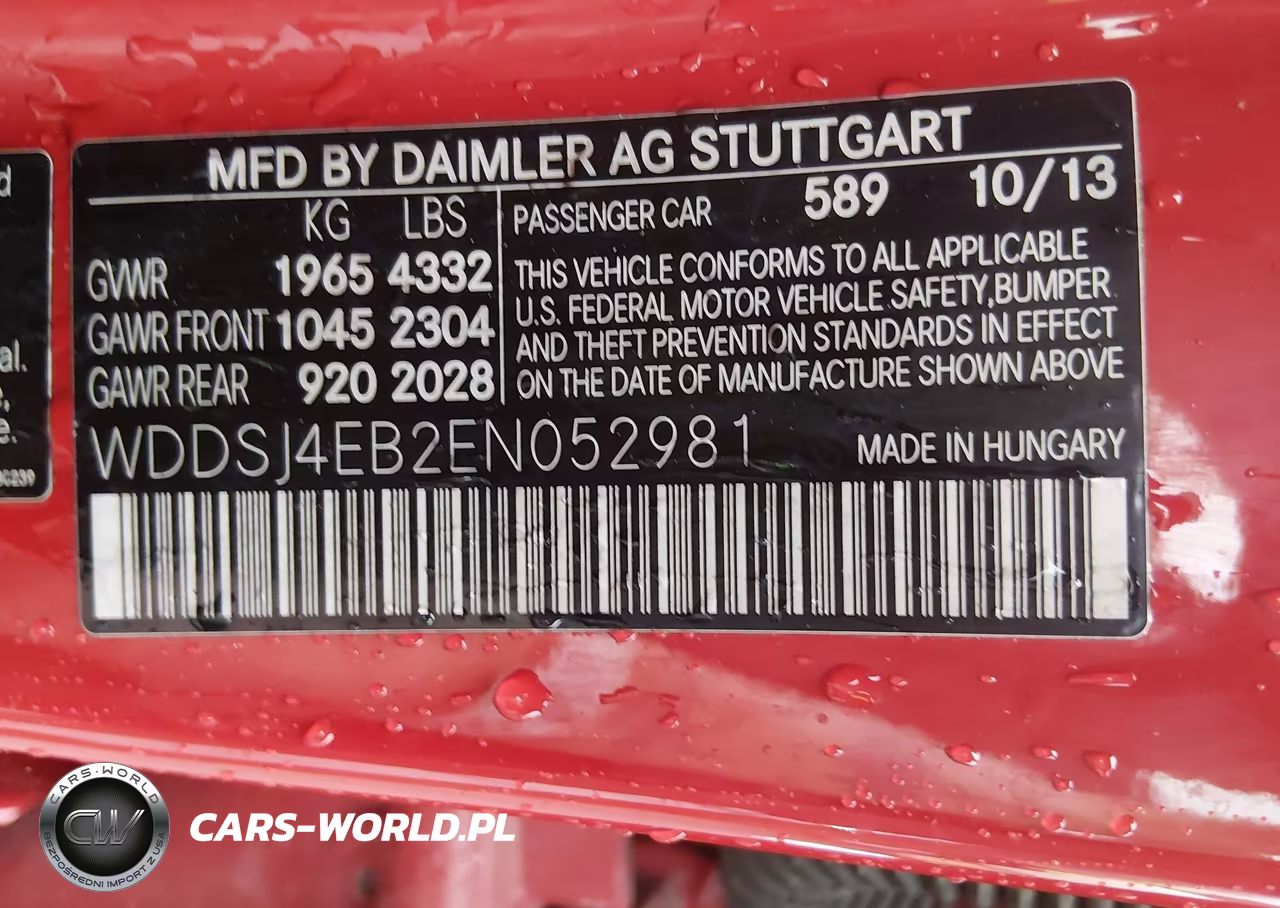 2014 Mercedes-Benz Cla 250 VIN:WDDSJ4EB2EN052981 - 9