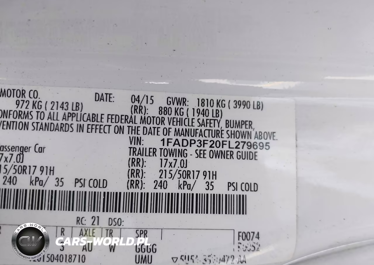 2015 Ford Focus Se VIN:1FADP3F20FL279695 - 9