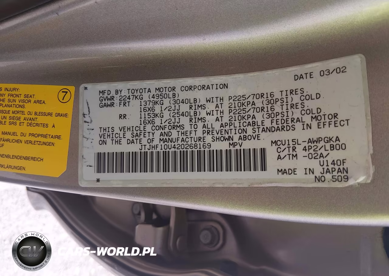 2002 Lexus Rx 300 VIN:JTJHF10U420268169 - 9