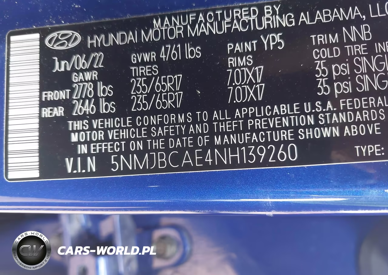 2022 Hyundai Tucson Sel VIN:5NMJBCAE4NH139260 - 9