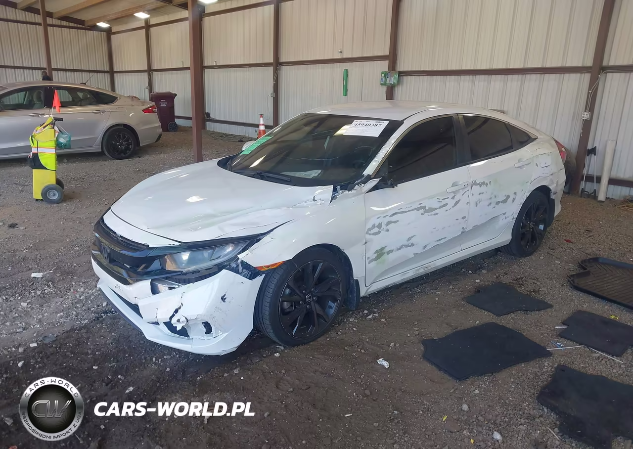 2020 Honda Civic Sport VIN:2HGFC2F85LH572127 - 2