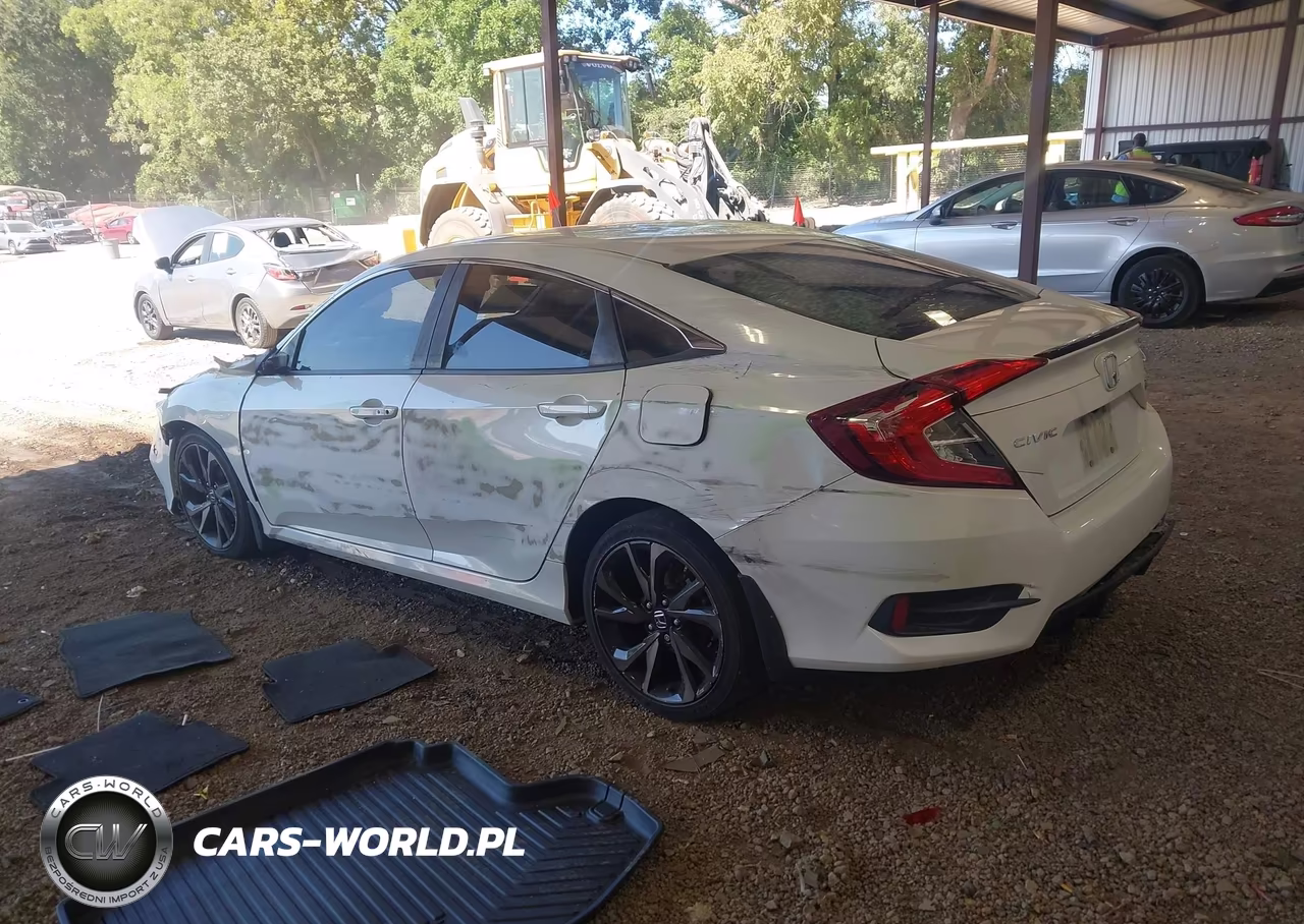 2020 Honda Civic Sport VIN:2HGFC2F85LH572127 - 3