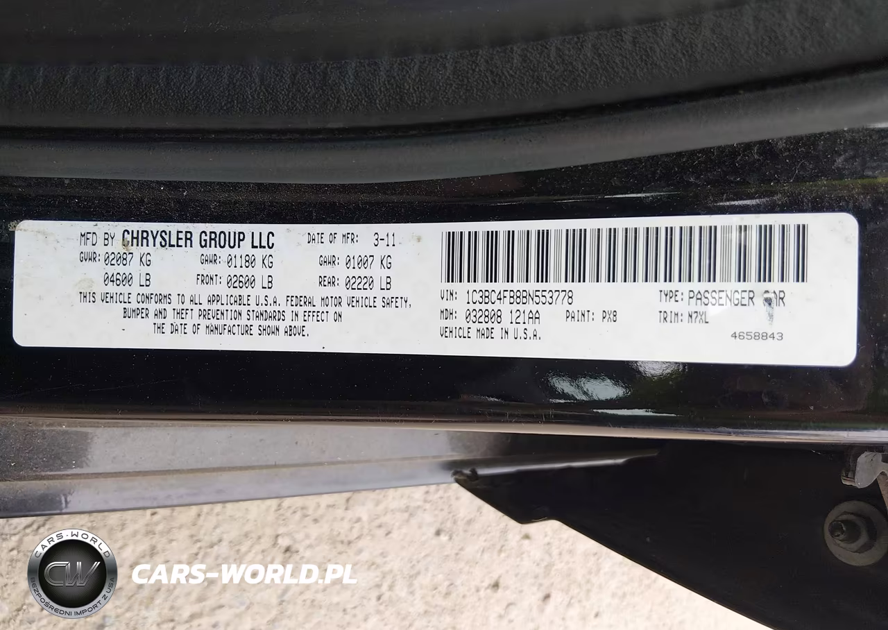 2011 Chrysler 200 Lx VIN:1C3BC4FB8BN553778 - 9