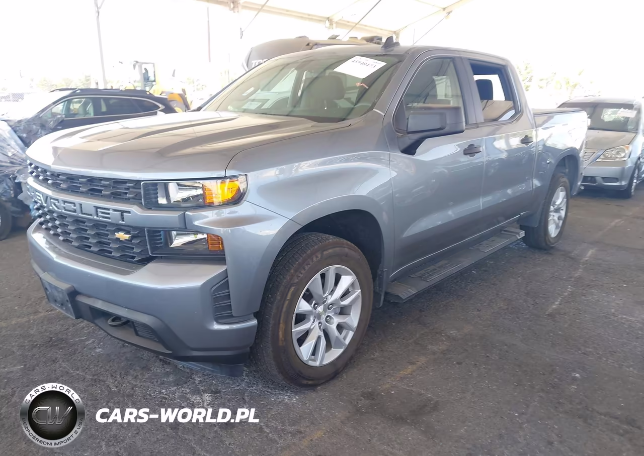 2021 Chevrolet Silverado 1500 2Wd Short Bed Custom VIN:3GCPWBEK4MG408019 - 2