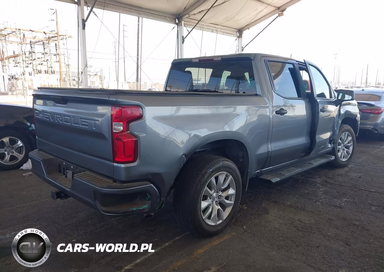 2021 Chevrolet Silverado 1500 2Wd Short Bed Custom VIN:3GCPWBEK4MG408019 - 4