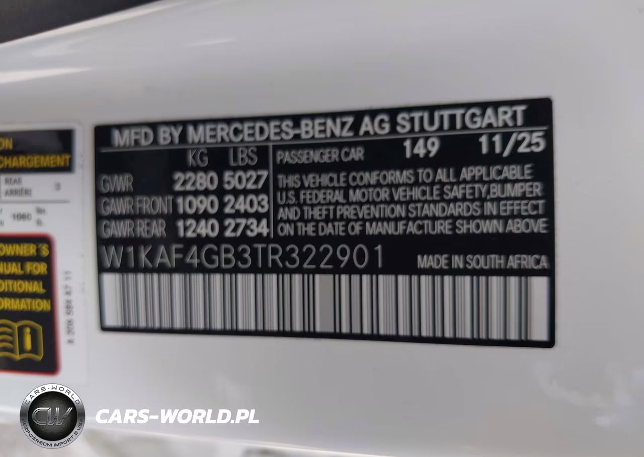 2026 Mercedes-Benz C 300 VIN:W1KAF4GB3TR322901 - 9