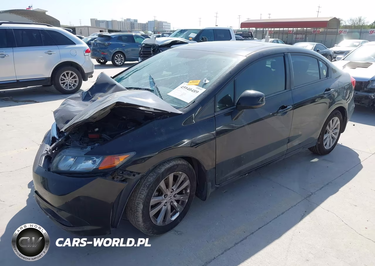 2012 Honda Civic Ex-L VIN:19XFB2F94CE347932 - 2