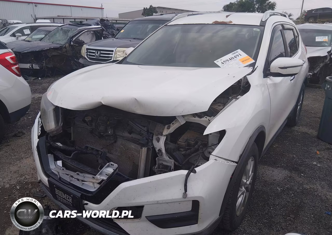 2017 Nissan Rogue Sv VIN:JN8AT2MT3HW145056 - 2