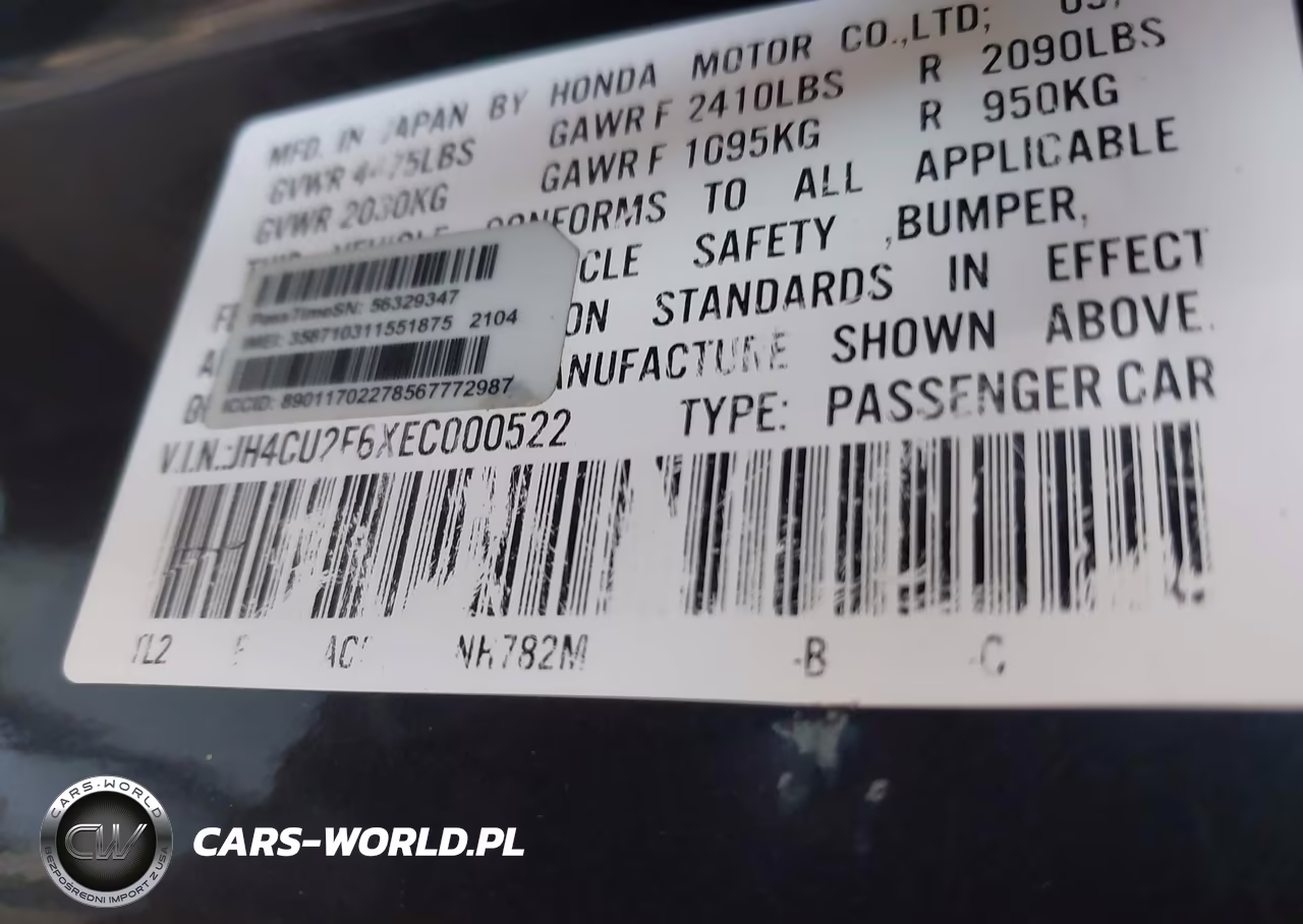 2014 Acura Tsx 2.4 VIN:JH4CU2F6XEC000522 - 9