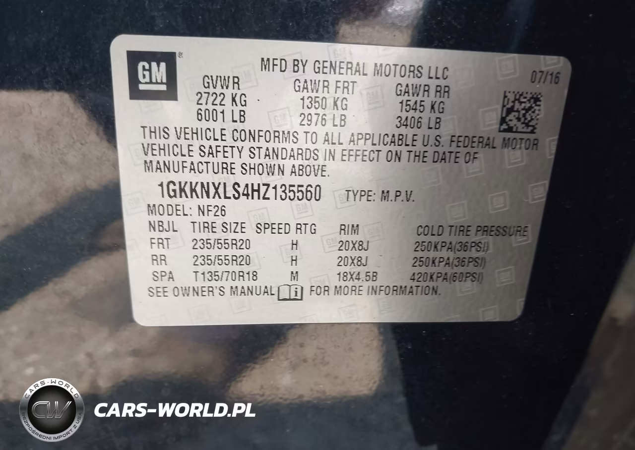 2017 GMC Acadia Denali VIN:1GKKNXLS4HZ135560 - 9