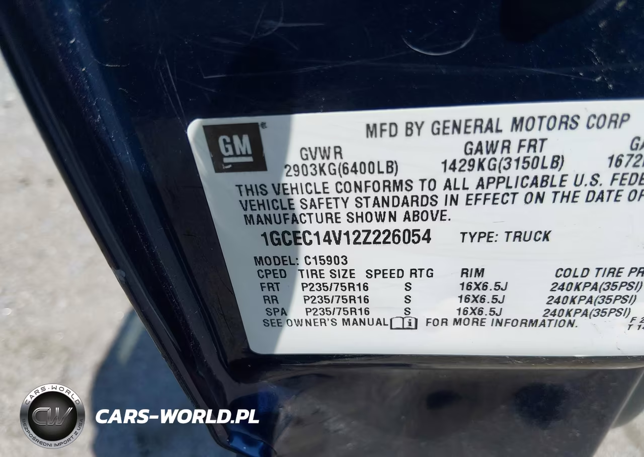 2002 Chevrolet Silverado 1500 VIN:1GCEC14V12Z226054 - 9