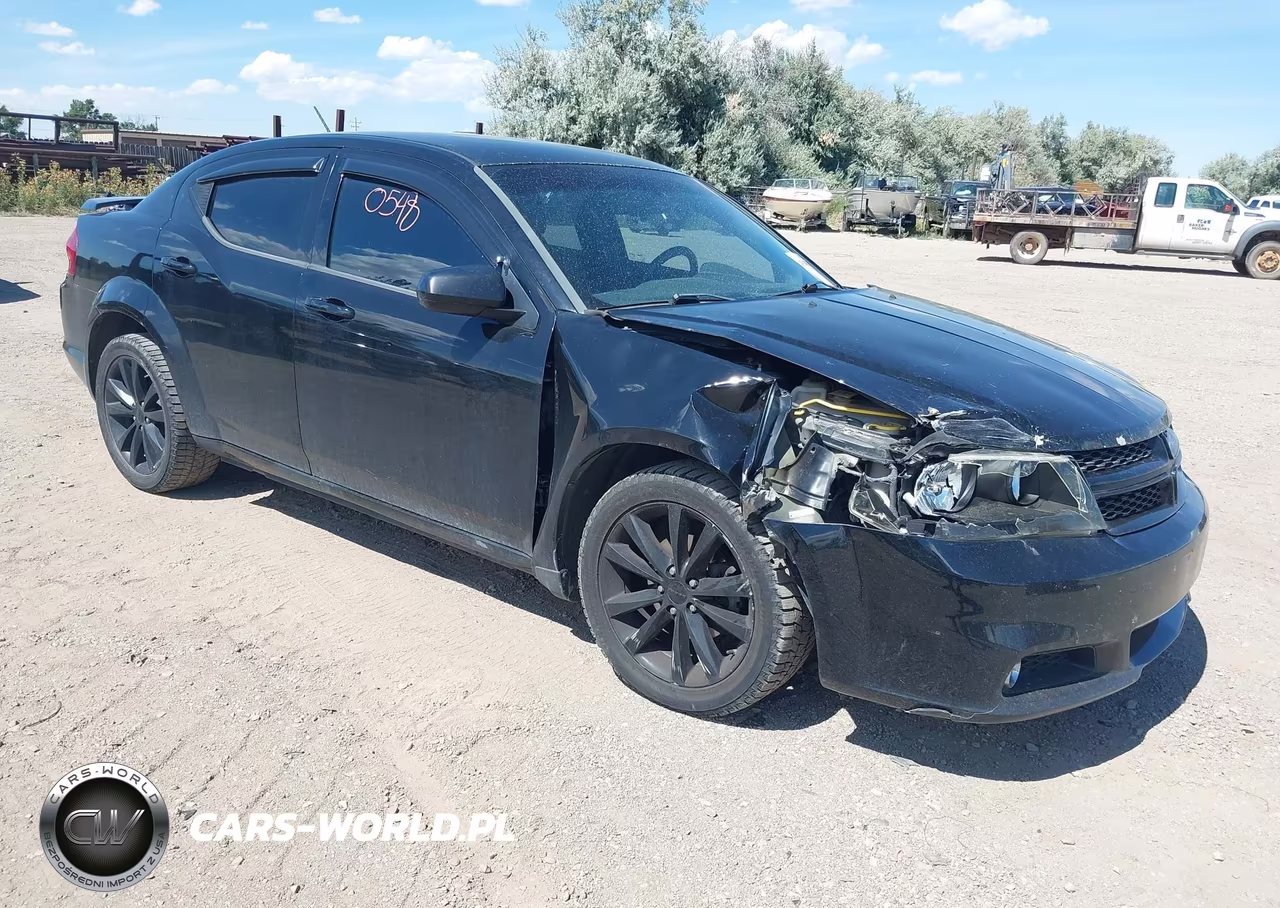 2014 Dodge Avenger Sxt VIN:1C3CDZCB2EN156011 - 1