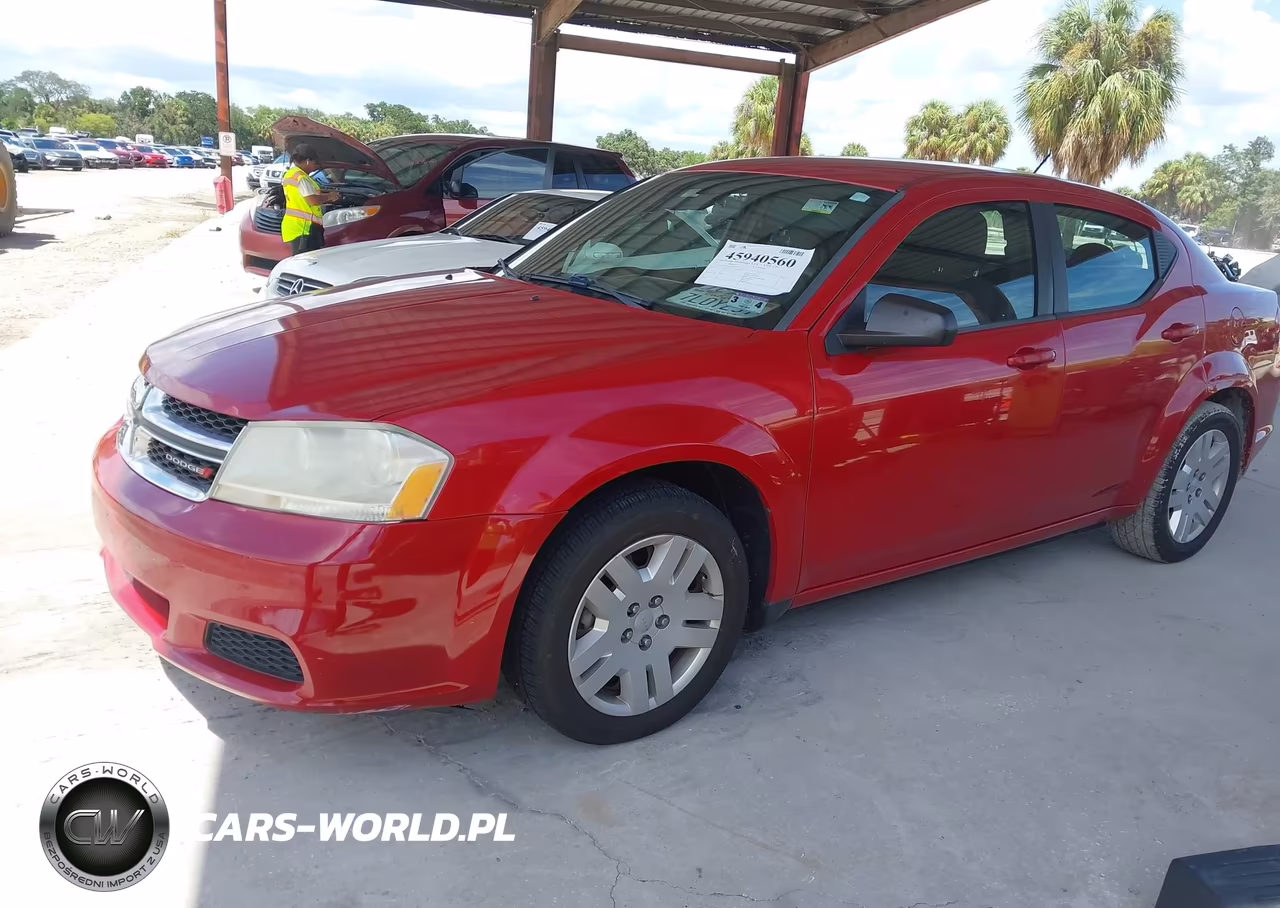 2012 Dodge Avenger Se VIN:1C3CDZAB1CN235279 - 2