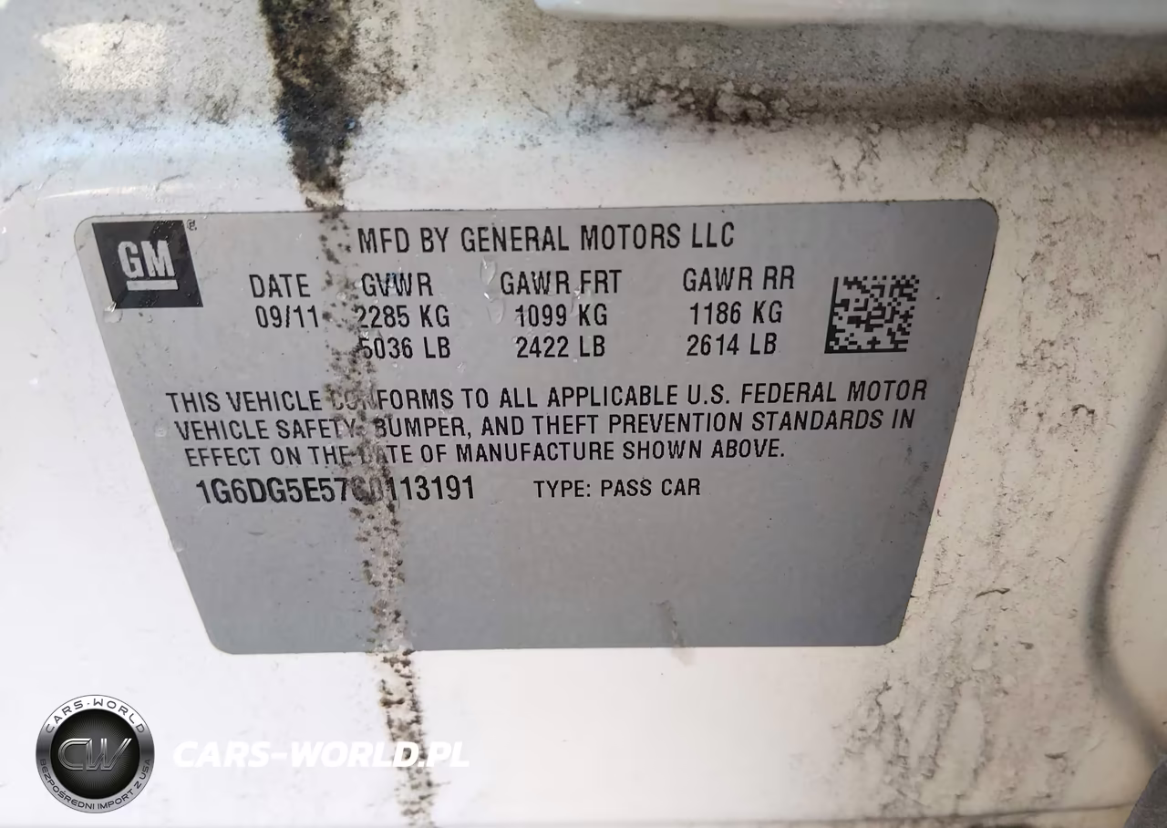 2012 Cadillac Cts Luxury VIN:1G6DG5E57C0113191 - 9