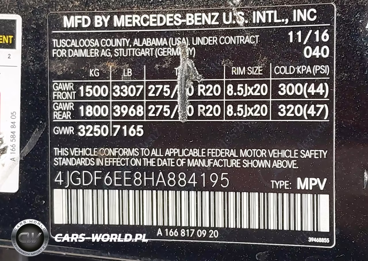 2017 Mercedes-Benz Gls 450 4Matic VIN:4JGDF6EE8HA884195 - 9
