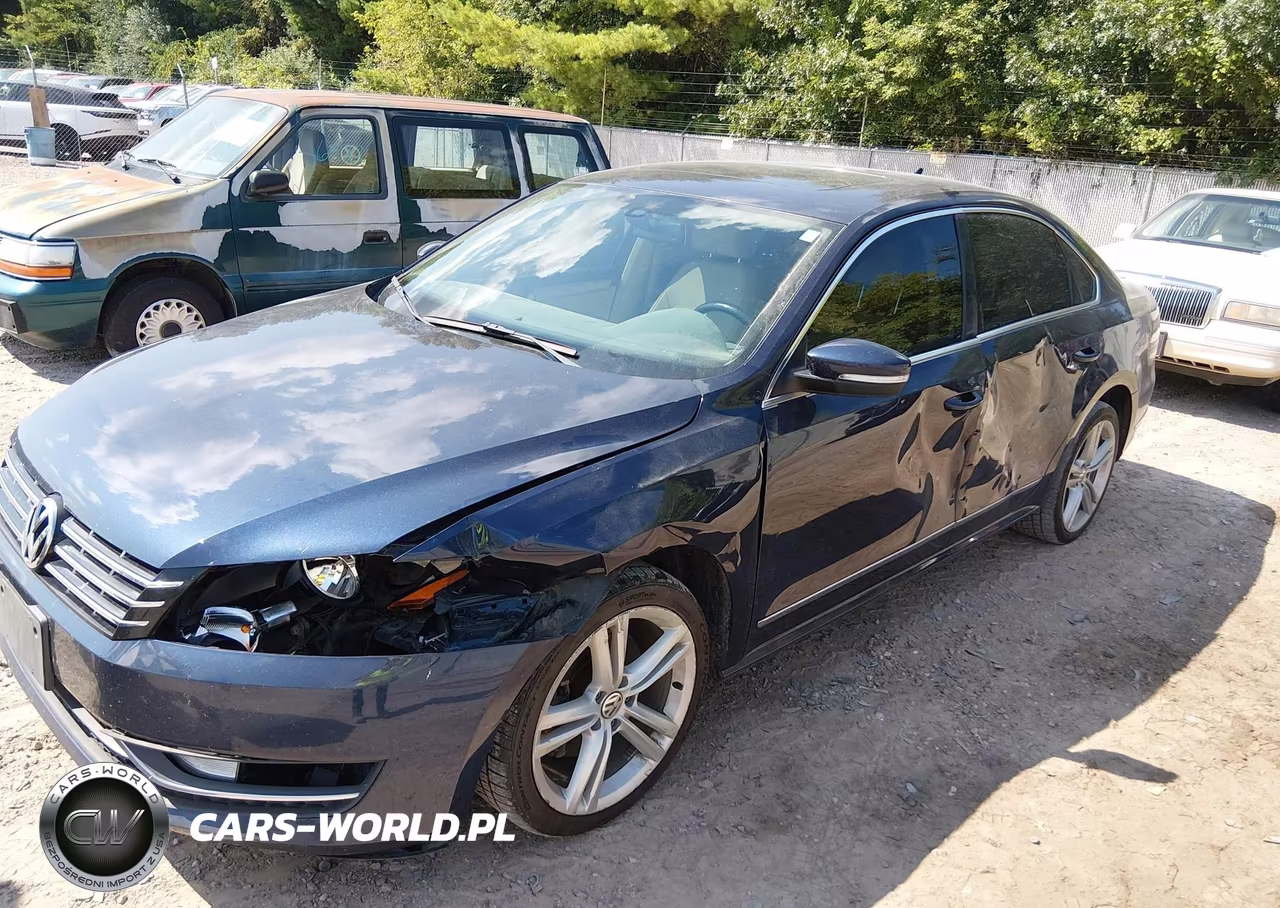 2013 Volkswagen Passat 2.0L Tdi Se VIN:1VWBN7A30DC081465 - 2