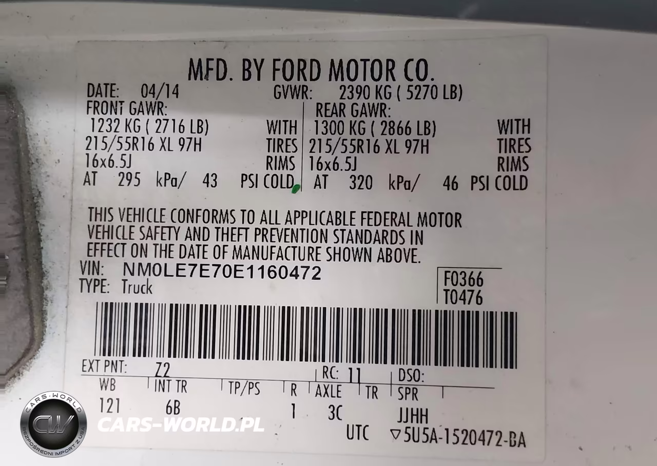 2014 Ford Transit Connect Xl VIN:NM0LE7E70E1160472 - 9