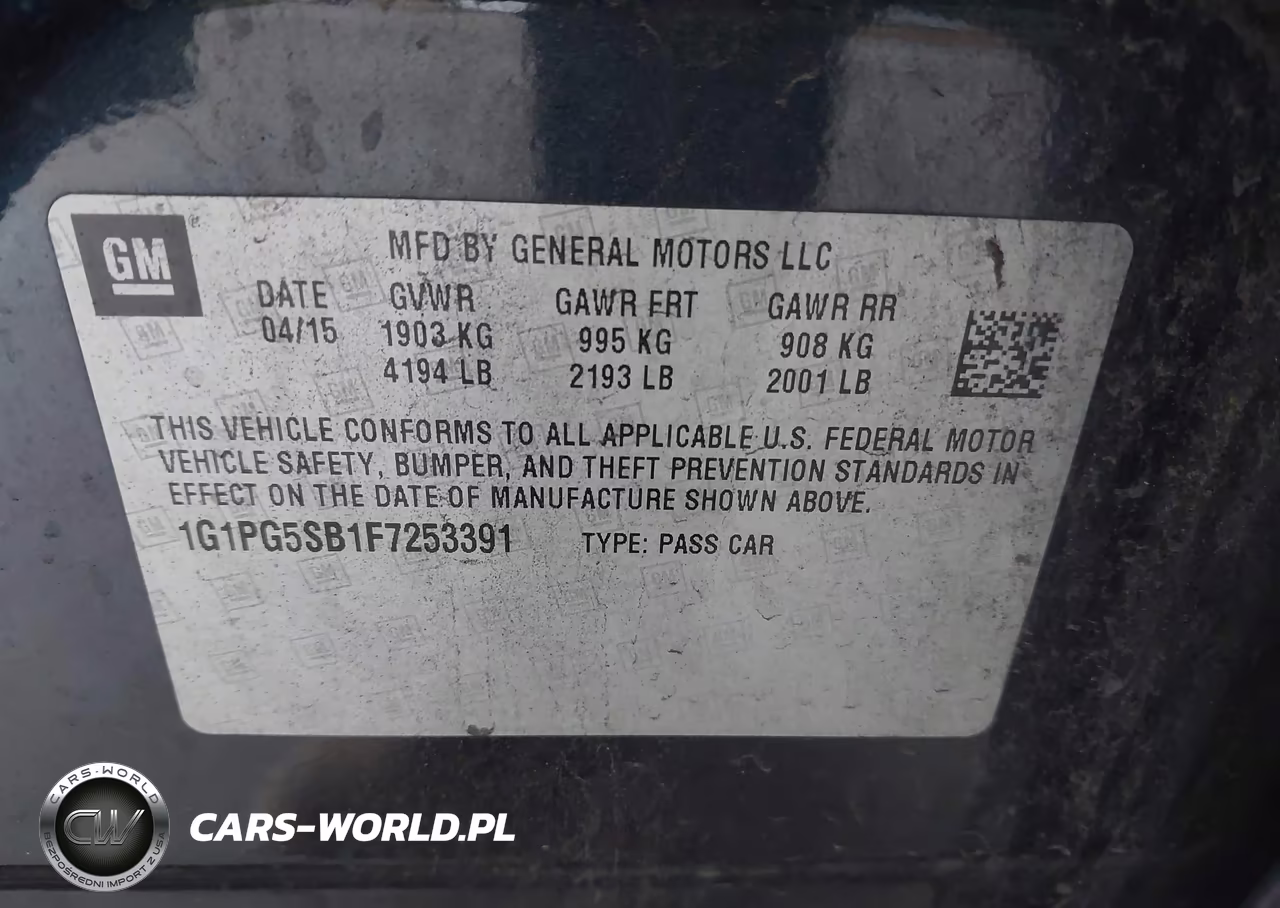 2015 Chevrolet Cruze Ltz VIN:1G1PG5SB1F7253391 - 9