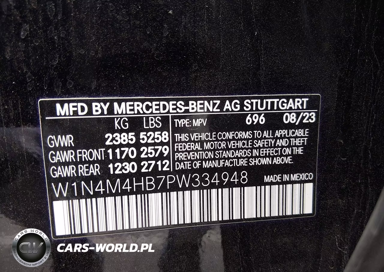 2023 Mercedes-Benz Glb 250 4Matic VIN:W1N4M4HB7PW334948 - 9
