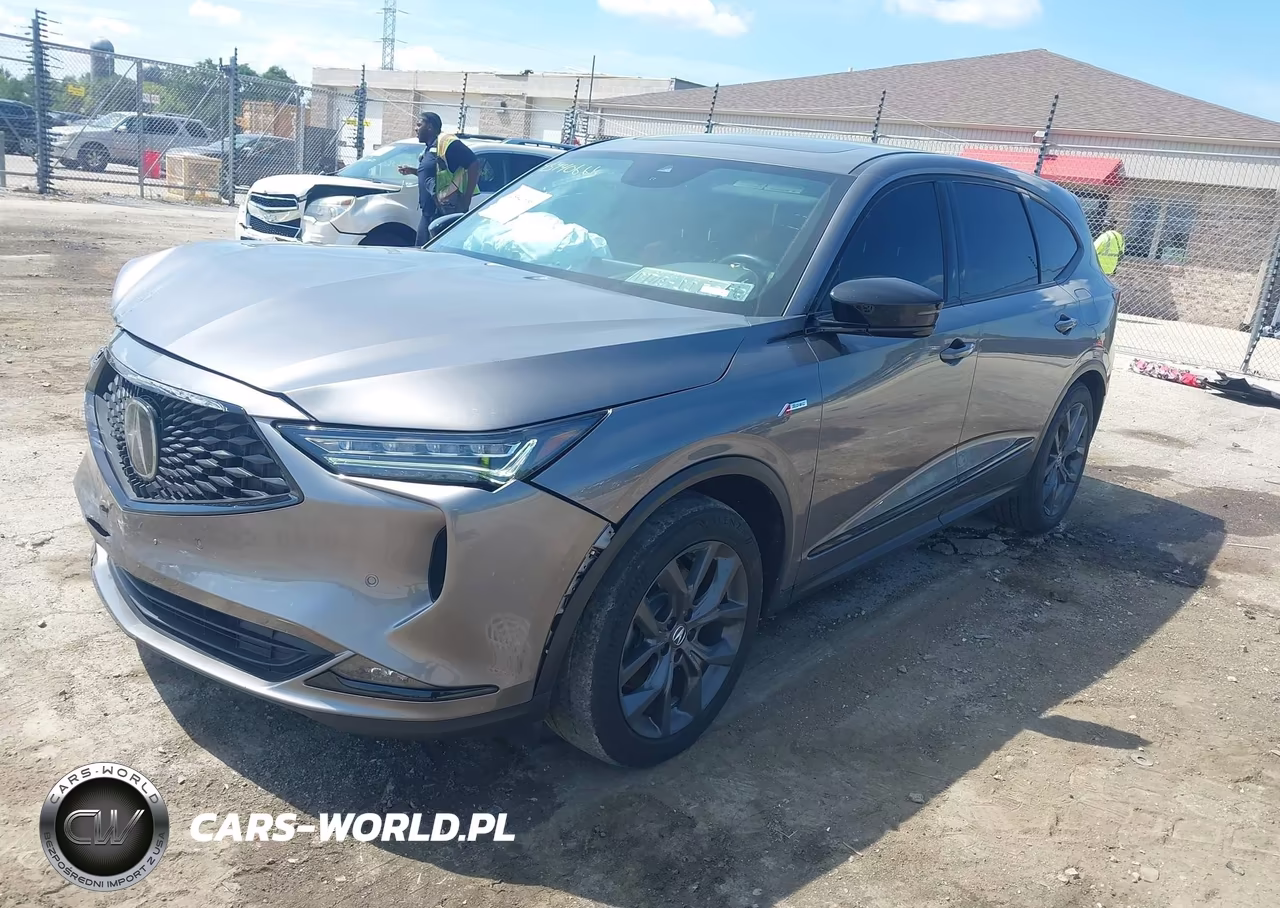 2022 Acura Mdx A-Spec Package VIN:5J8YE1H06NL027631 - 2