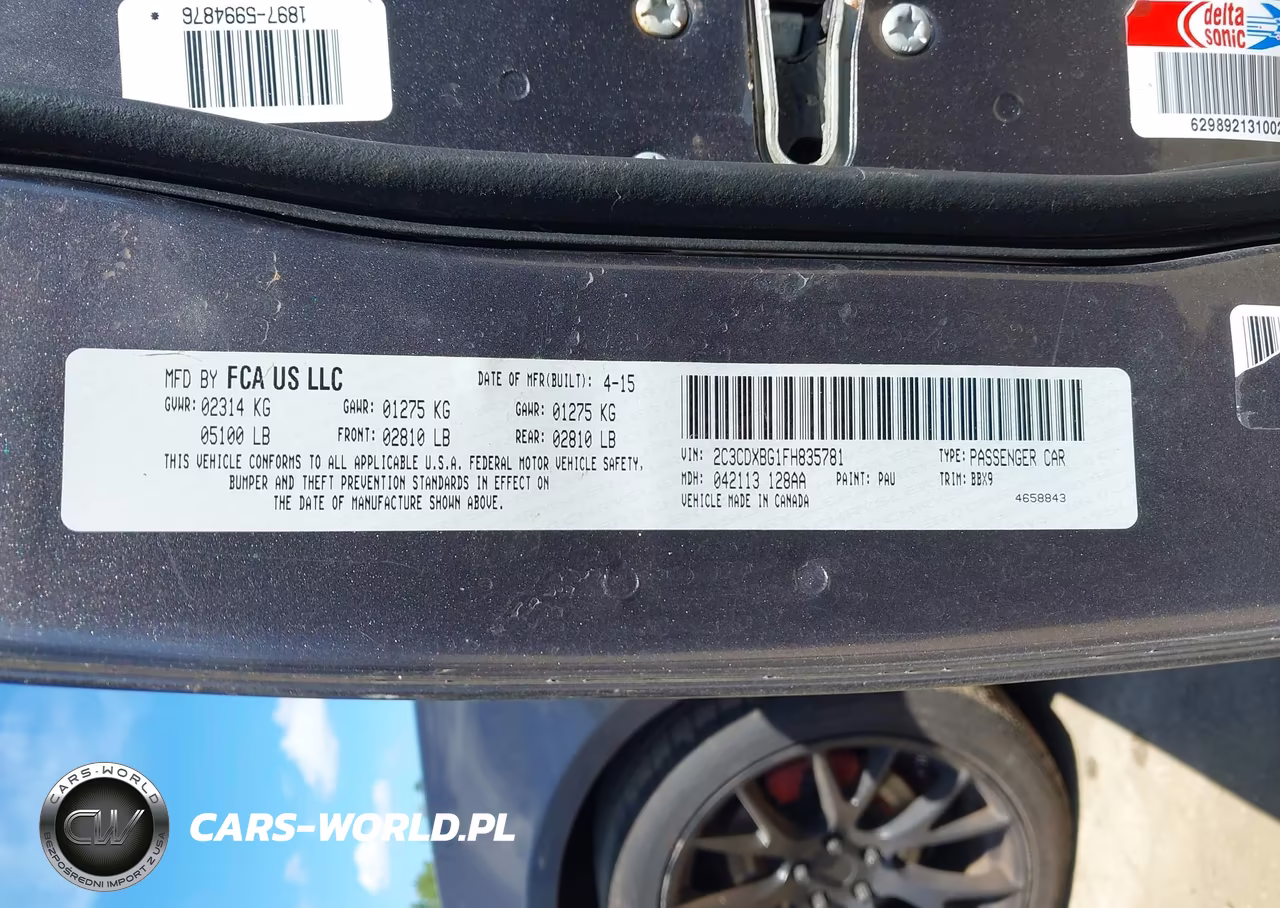 2015 Dodge Charger Se VIN:2C3CDXBG1FH835781 - 9