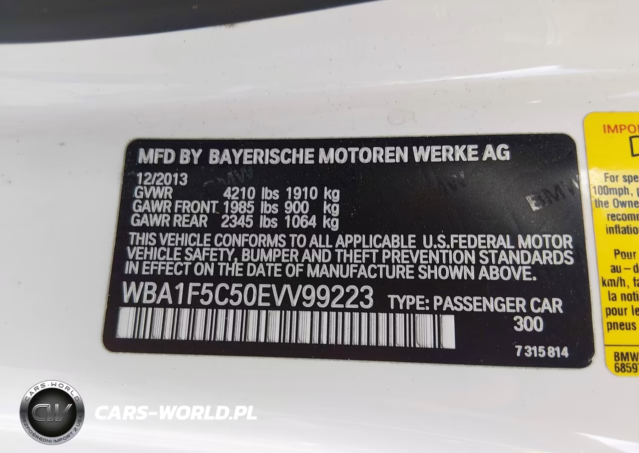 2014 BMW 228I VIN:WBA1F5C50EVV99223 - 9