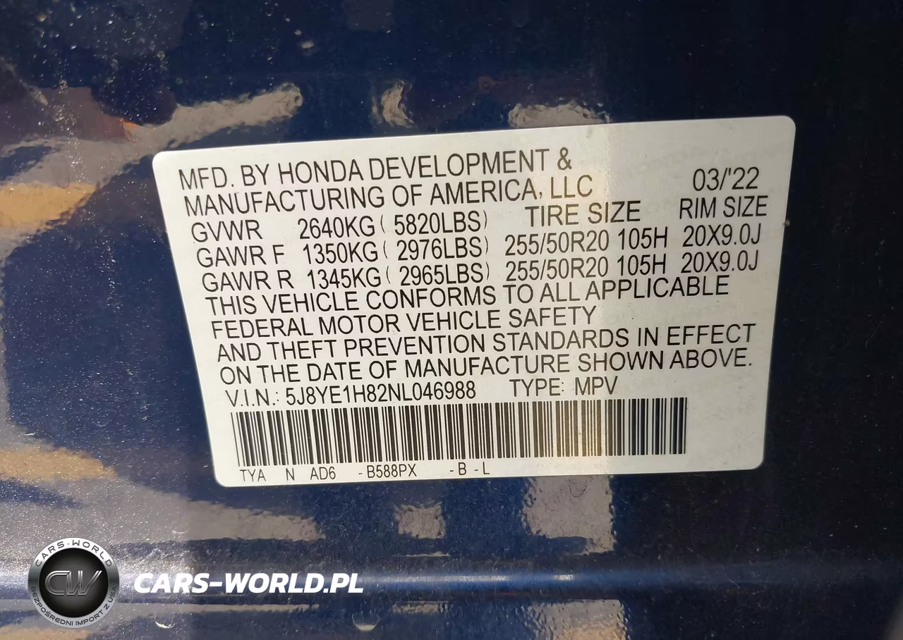 2022 Acura Mdx Advance Package VIN:5J8YE1H82NL046988 - 9
